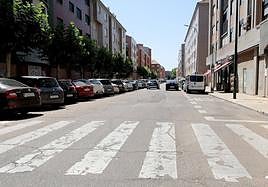 Paso de peatones en el que tuvo lugar el atropello a Esther García.