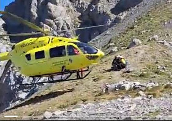 Rescatada una montañera holandesa que sufrió un ataque de pánico en León