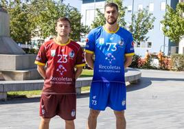 Nicolo D'Antino y José De Toledo en la presentación de las nuevas equipaciones.