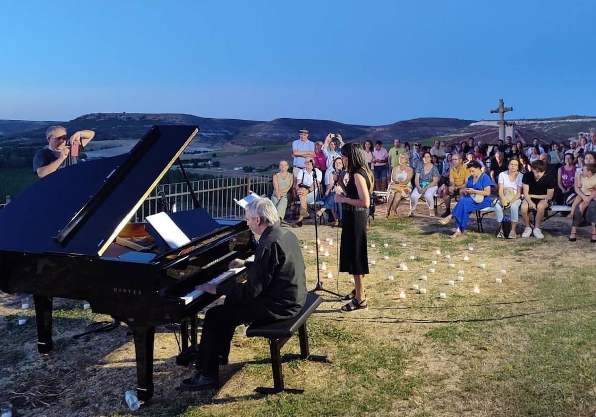 Uno de los recitales de piano celebrados en Fuentidueña.