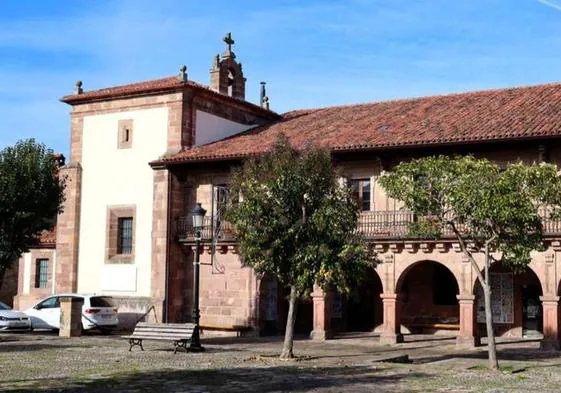 Imagen de uno de los edificios más significativos de Carrejo.