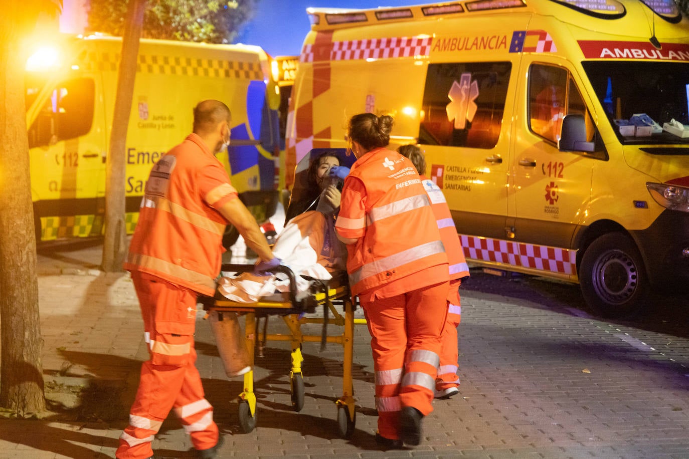 Explosión en un edificio de viviendas en la calle Goya de Valladolid