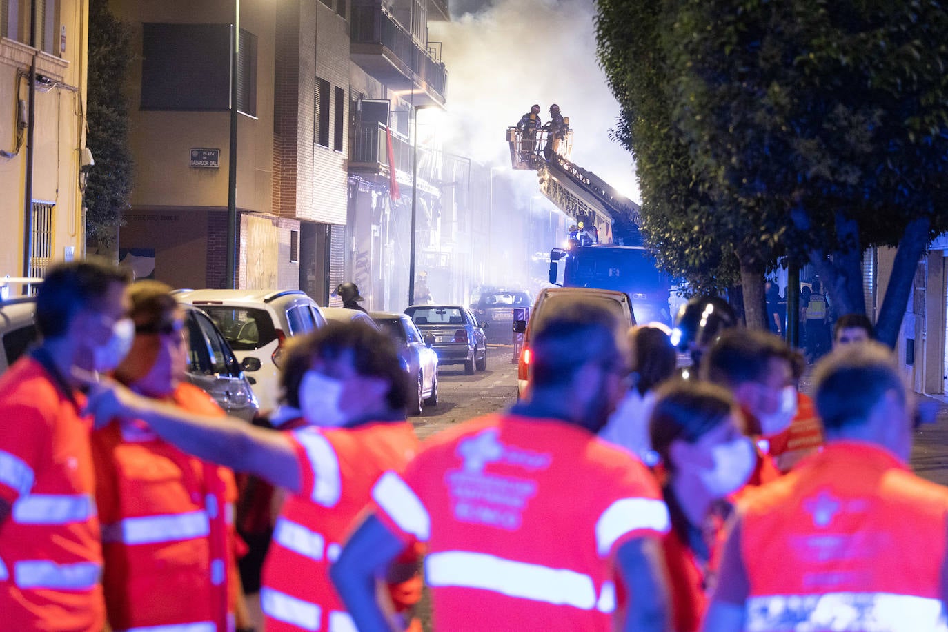 Explosión en un edificio de viviendas en la calle Goya de Valladolid