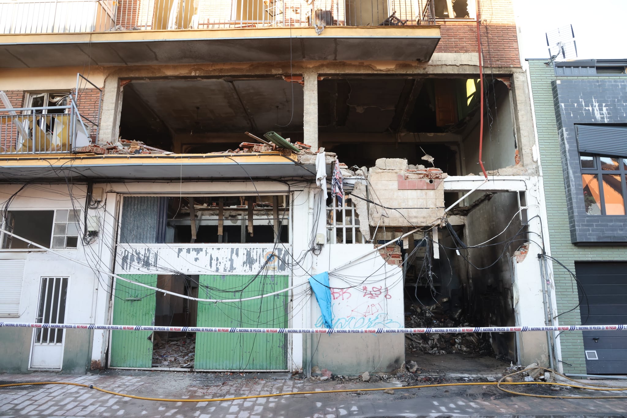 Explosión en un edificio de viviendas en la calle Goya de Valladolid