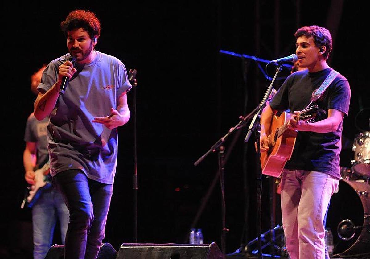Concierto del grupo Taburete en Medina del Campo hace dos años.
