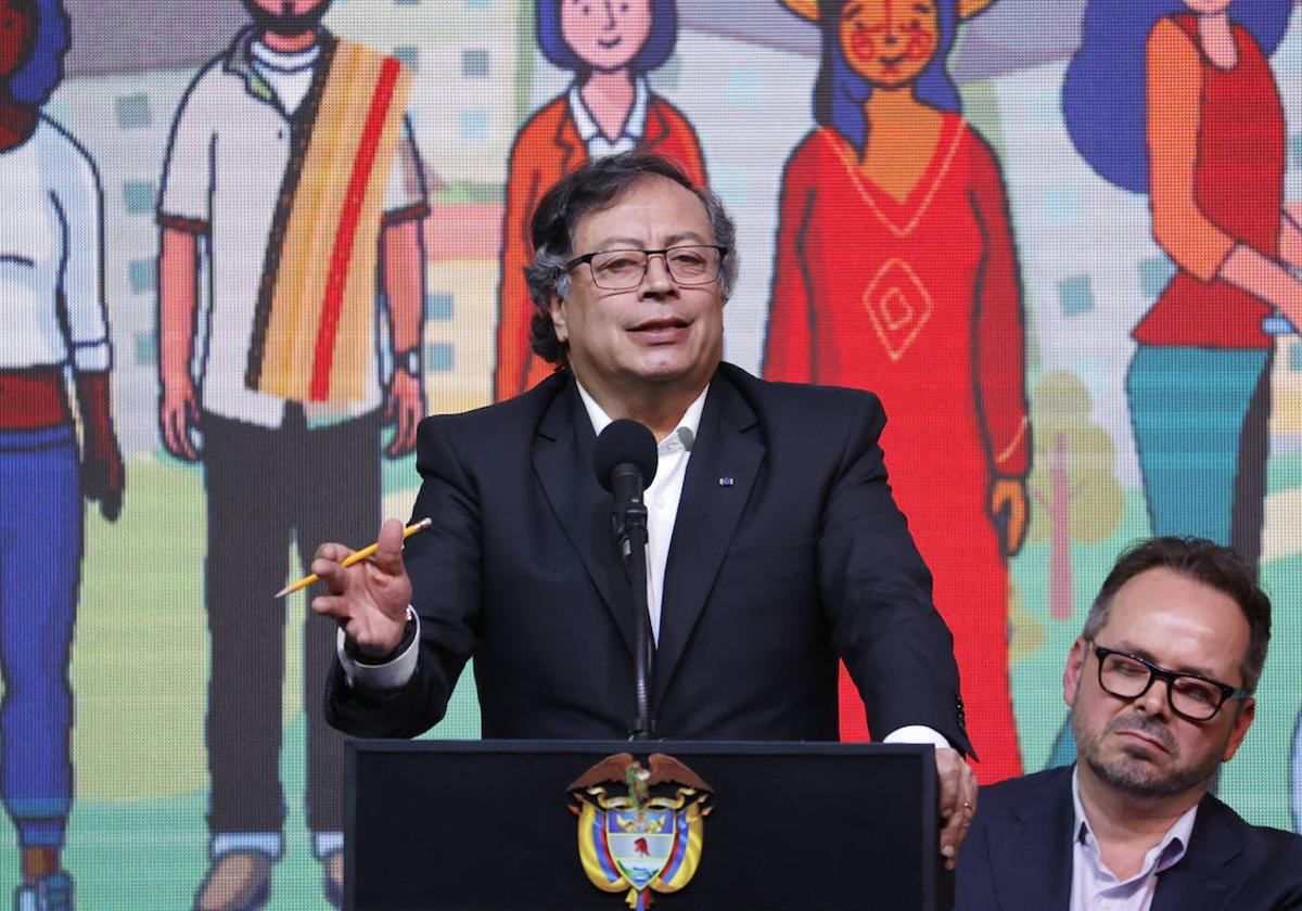 El presidente de Colombia, Gustavo Petro.