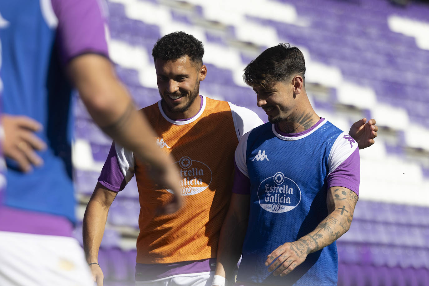 Imágenes del partido entre el Real Valladolid y el AVS Futebol portugués (1/2)