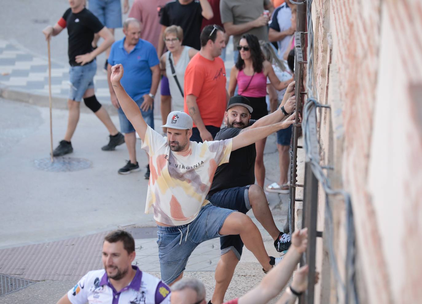 El segundo encierro de toros de La Seca, en imágenes