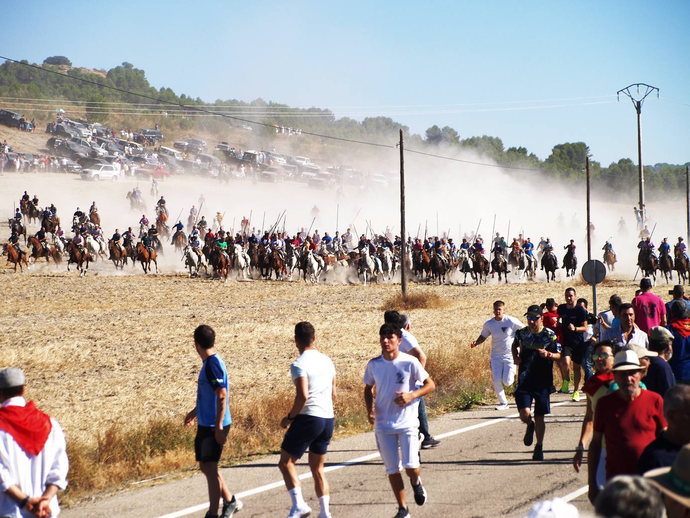 El encierro mixto de Íscar, en imágenes