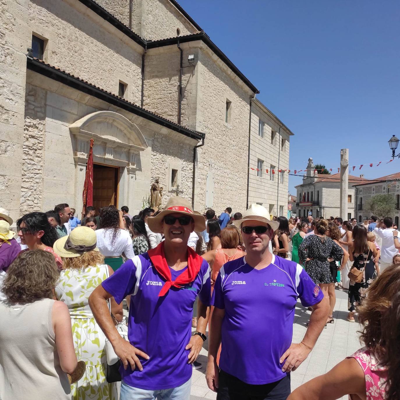 Los habitantes de Campaspero han salido a celebrar el día de su patrón