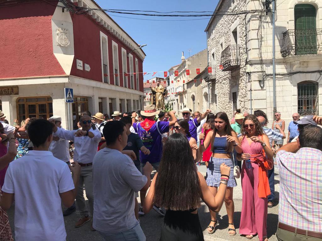 Los habitantes de Campaspero han salido a celebrar el día de su patrón