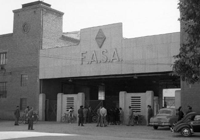 La antigua fábrica de FASA, en el entorno del Arco de Ladrillo.