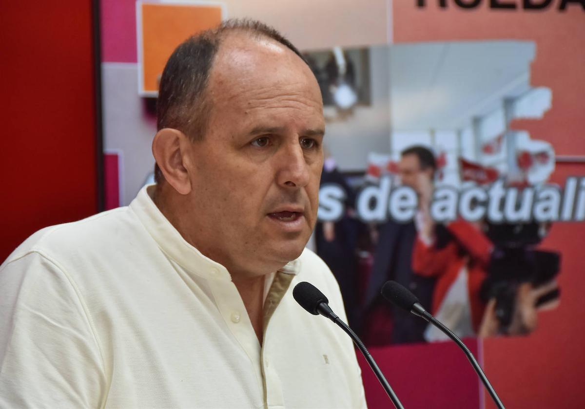 El secretario del PSOE en Segovia, José Luis Aceves.