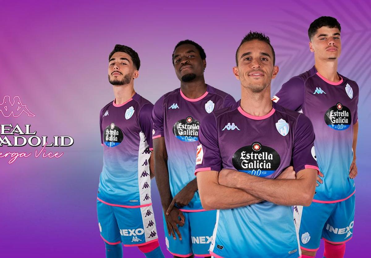 Pisuerga Vice, la tercera equipación del Real Valladolid.