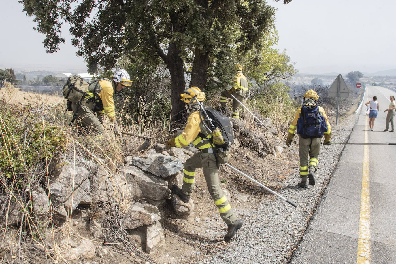 Incendio en Otero de Herreros