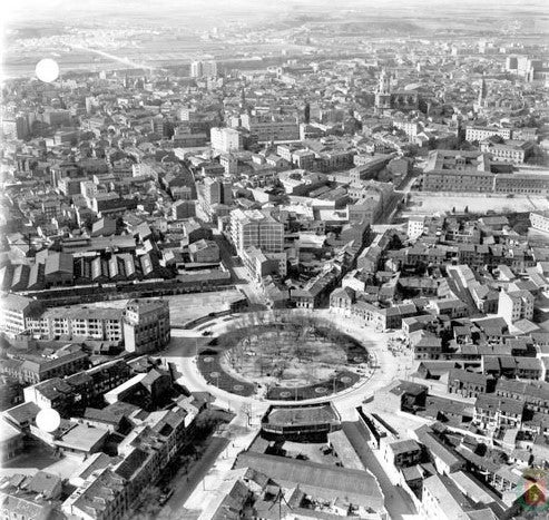 Panorámica aérea de los años 60.