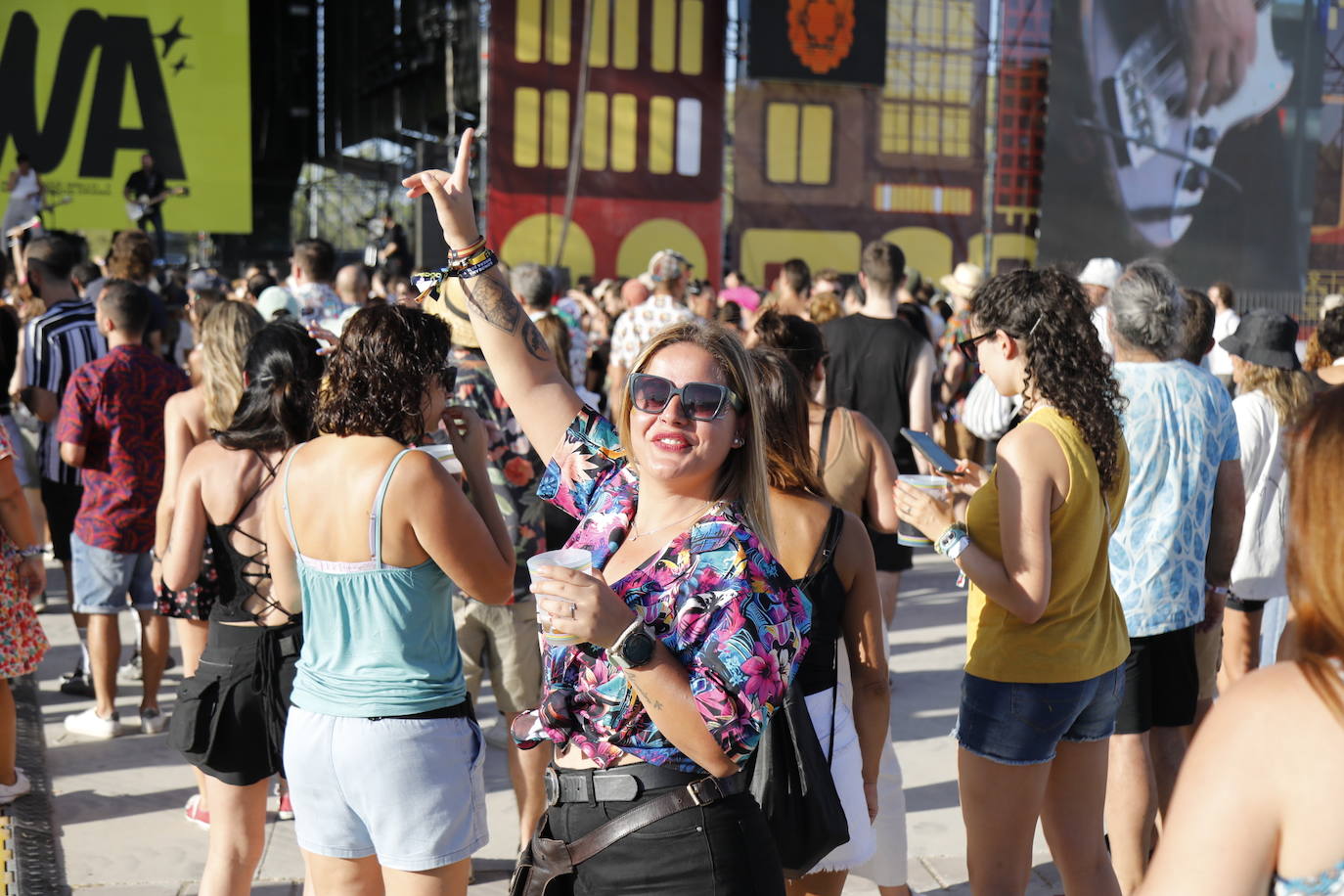 El gran ambiente de la tarde en el festival Sonorama