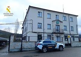 Dependencias de la Guardia Civil en San Salvador de Cantamuda.