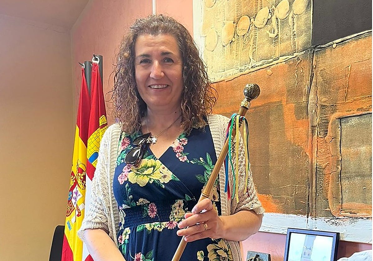 Olga Llorente, alcaldesa de Valverde del Majano