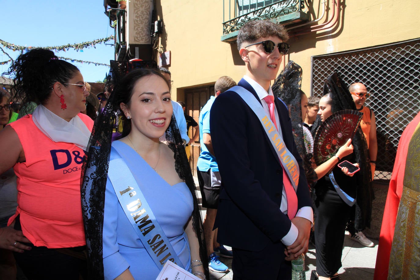 Procesión en el barrio de San Lorenzo