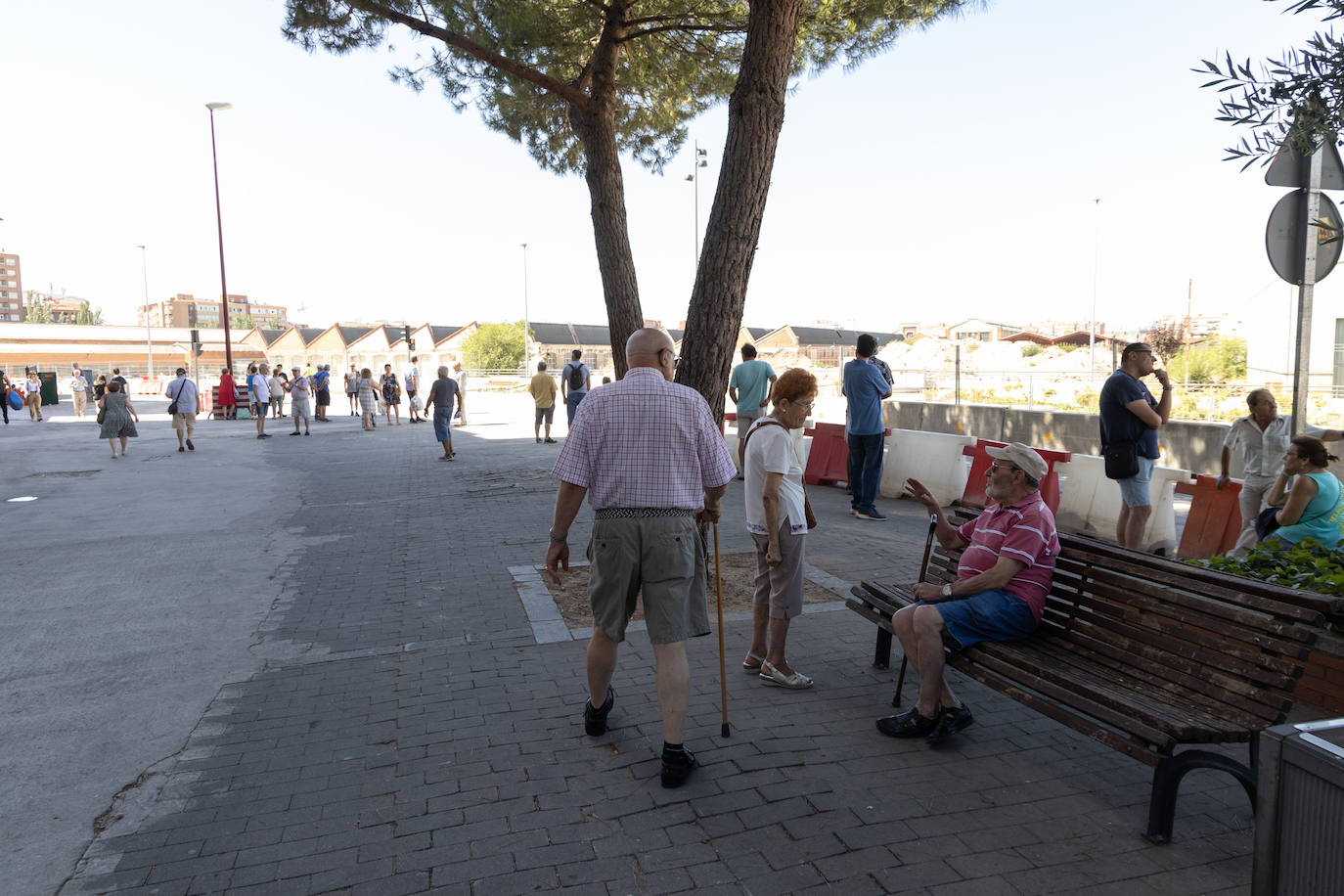 Apertura del paso peatonal bajo las vías entre Delicias y Panaderos