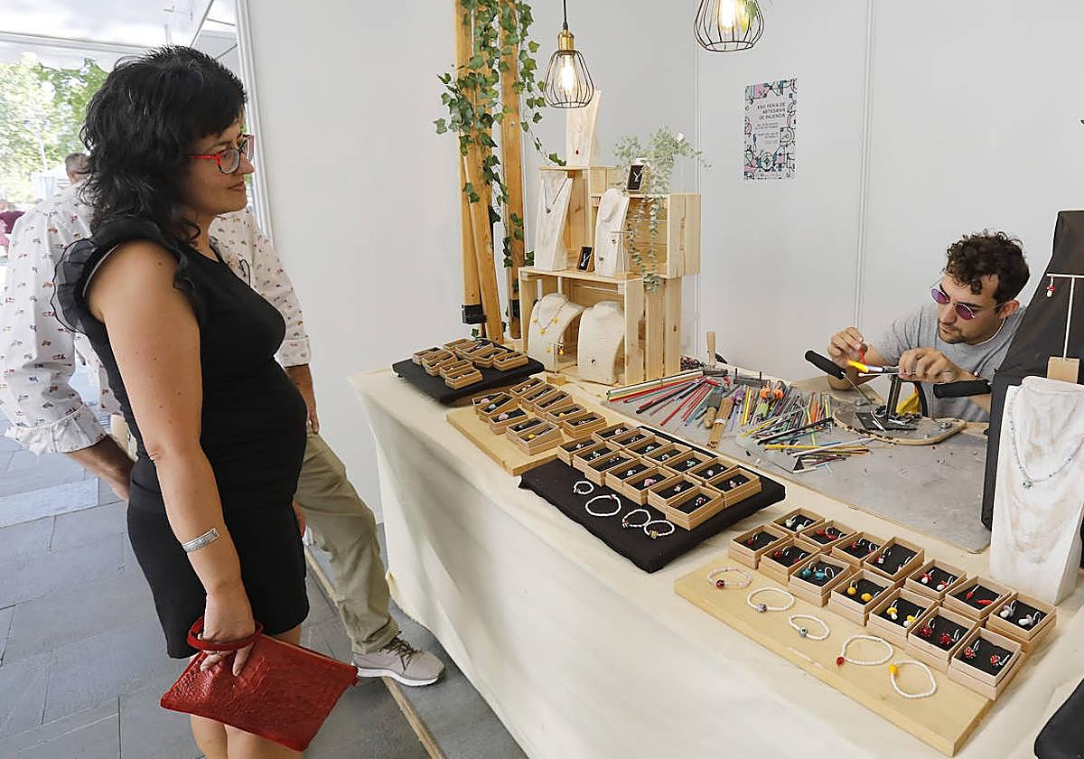 Imagen de la pasada edición de la Feria de Artesanía de San Antolín.