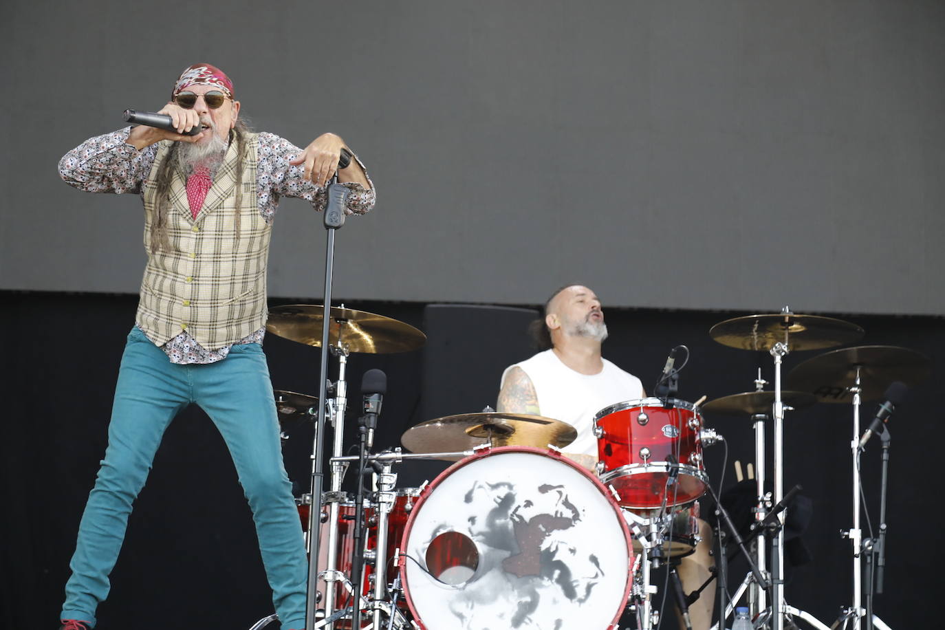 El concierto de El Drogas en el festival Sonorama Ribera 2023, en imágenes