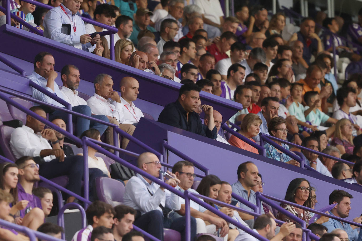 La victoria del Real Valladolid ante el Sporting de Gijón, en imágenes