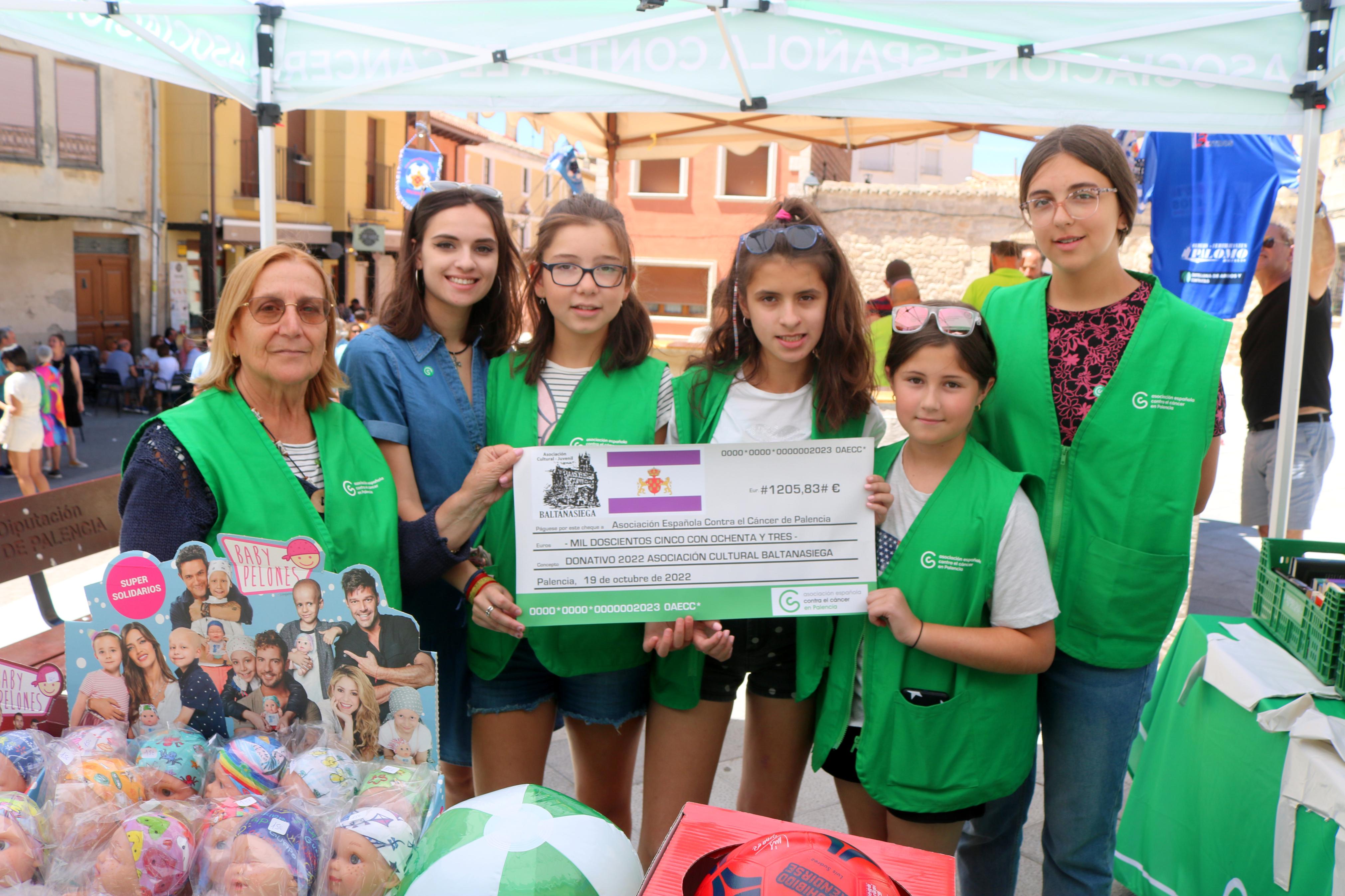 Baltanás se solidariza con la Asociación Española Contra el Cáncer