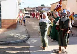Desfile medieval en Lantadilla.