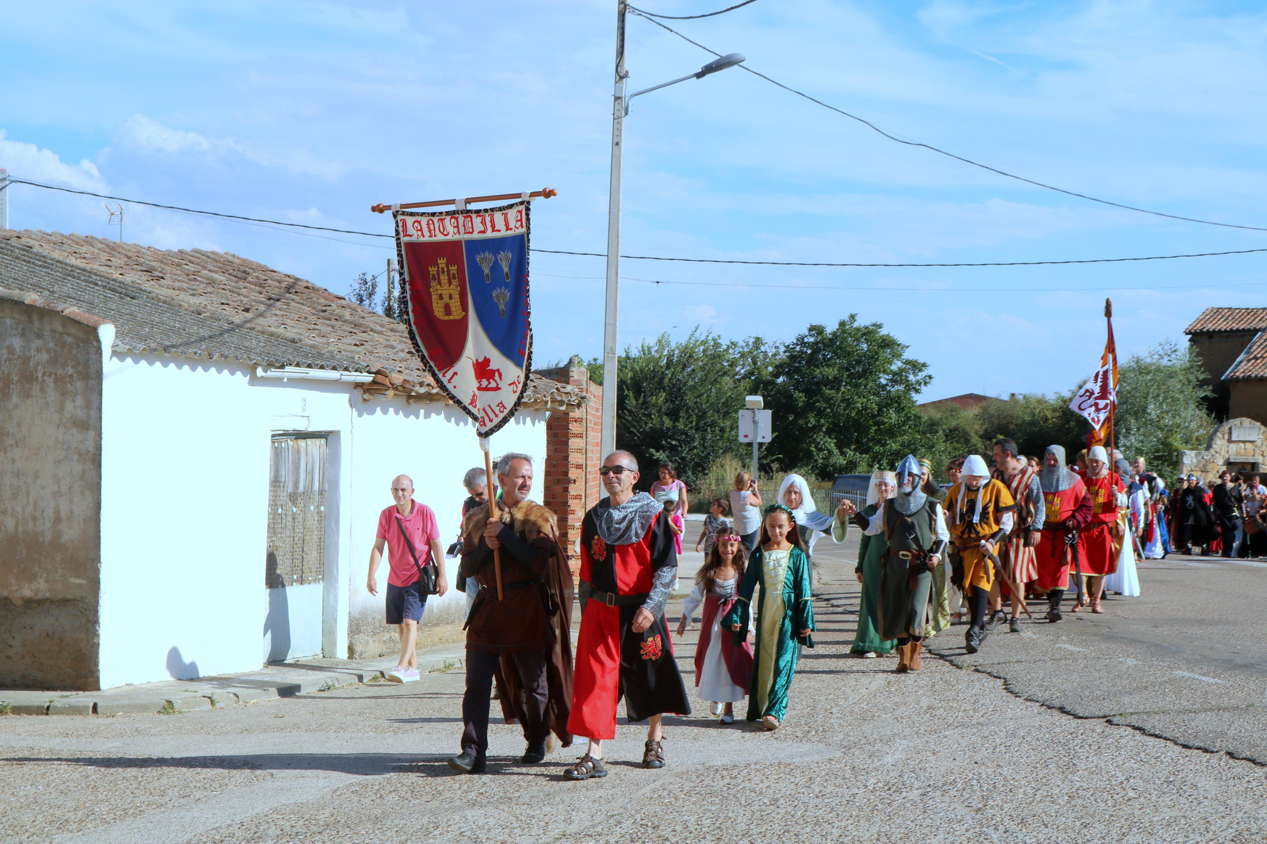 Lantadilla recrea la Batalla de Llantada