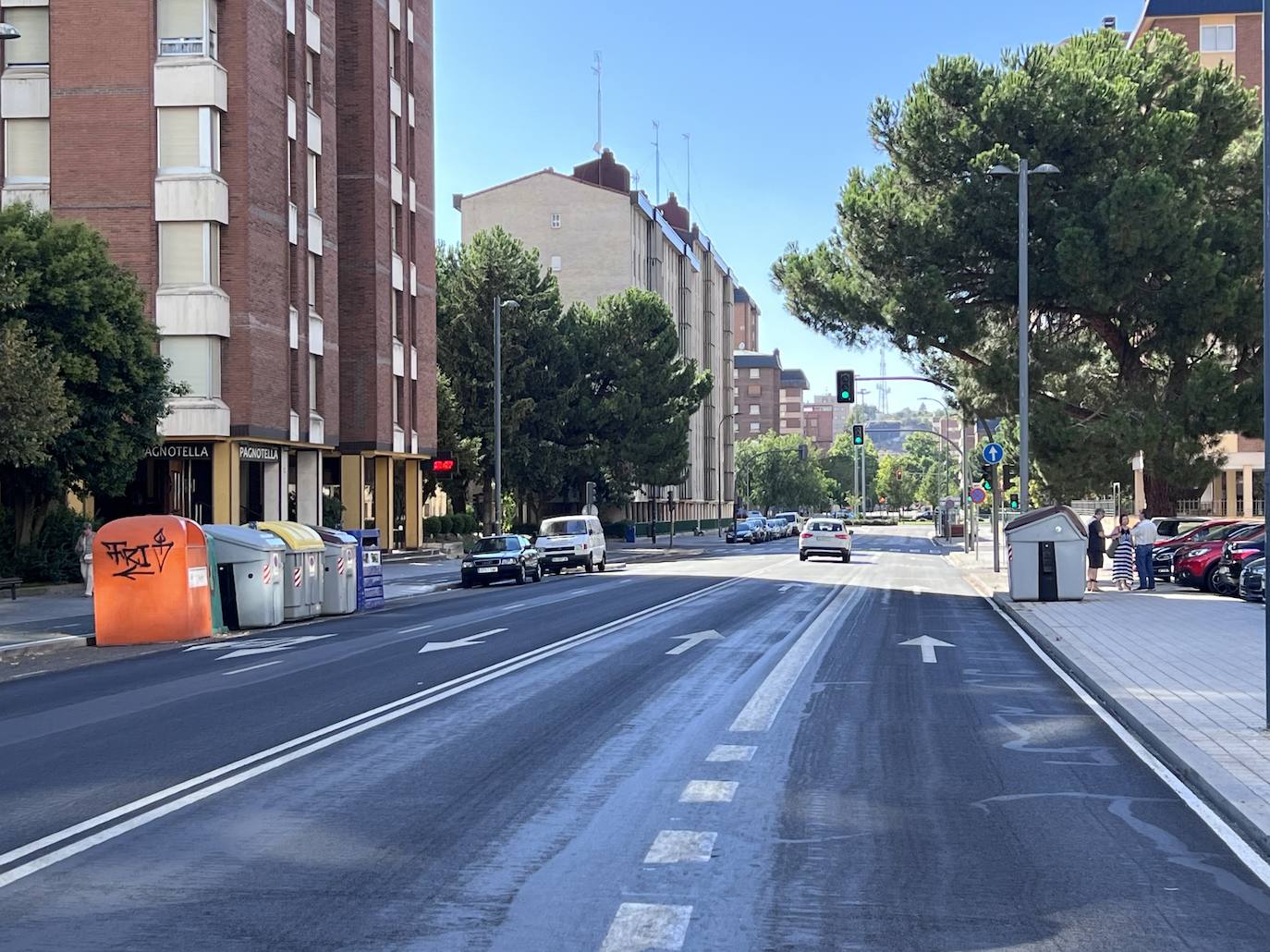 El nuevo asfalto para la etapa de La Vuelta a España en Valladolid, en imágenes