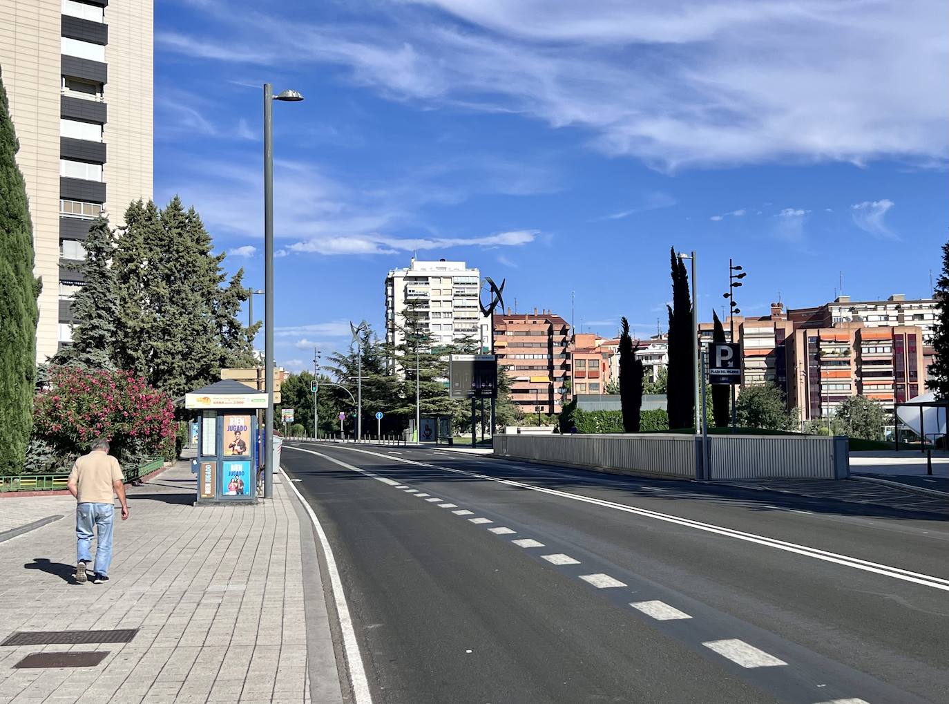 El nuevo asfalto para la etapa de La Vuelta a España en Valladolid, en imágenes