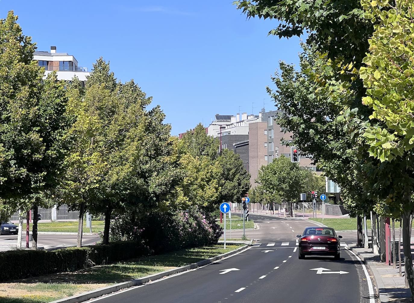 El nuevo asfalto para la etapa de La Vuelta a España en Valladolid, en imágenes