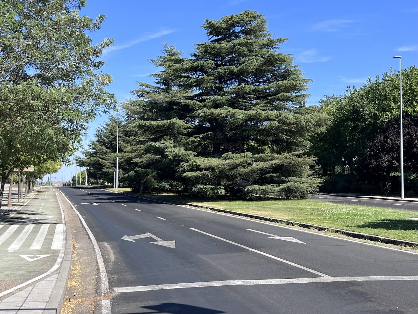 El nuevo asfalto para la etapa de La Vuelta a España en Valladolid, en imágenes