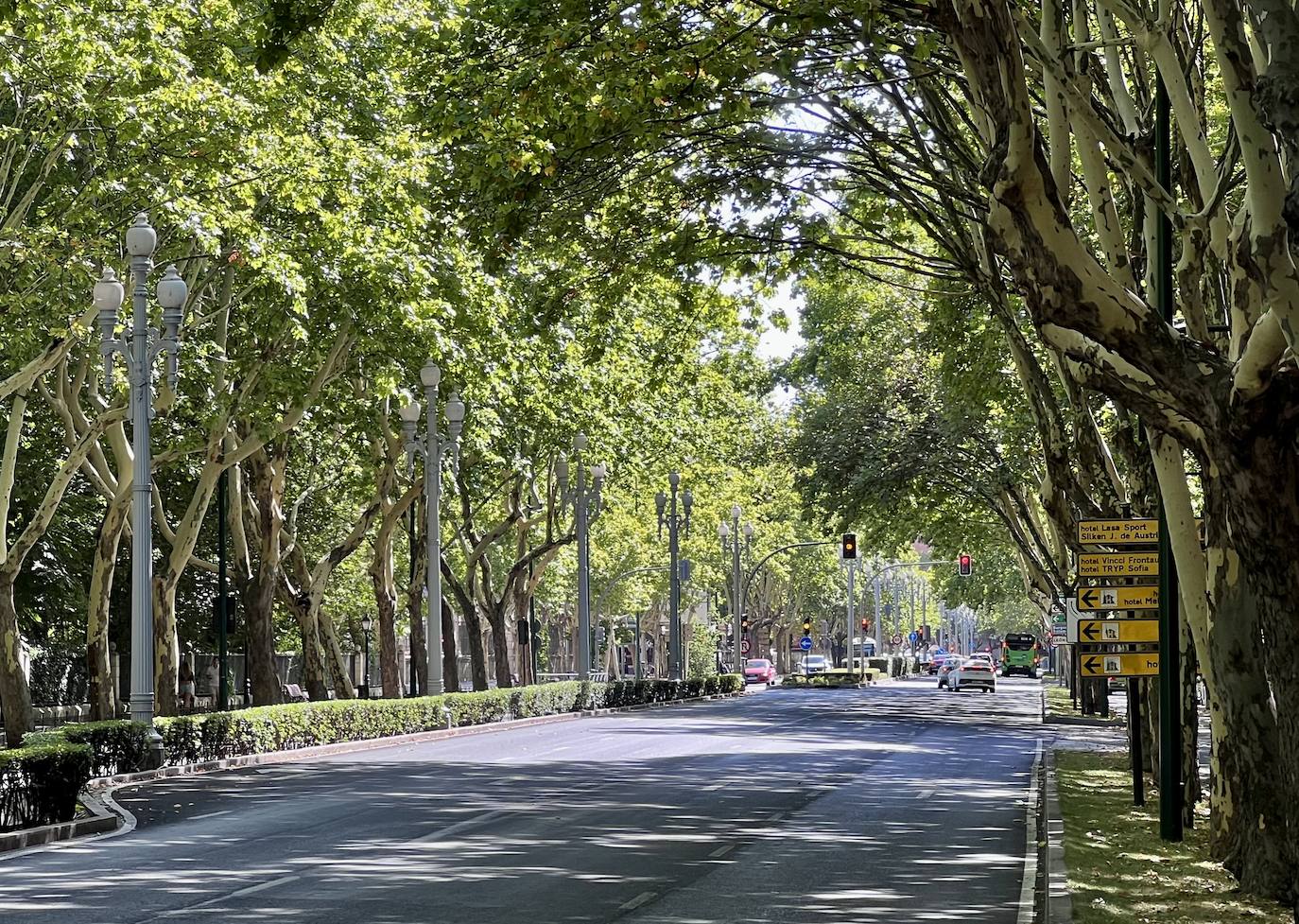 El nuevo asfalto para la etapa de La Vuelta a España en Valladolid, en imágenes