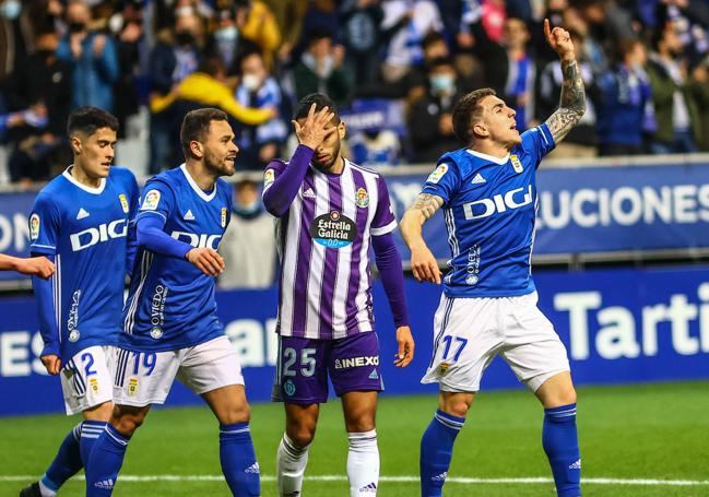 Los aficionados recordarán el tanto que le hizo Montiel al Pucela en la 21-22, y que cerró un contundente 3-0 en el Tartiere.