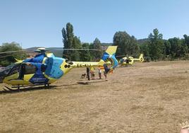 Helicóptero medicalizado de Emergencias Sanitarias