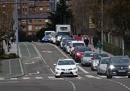 Tráfico a primera hora de la mañana en Poniente.