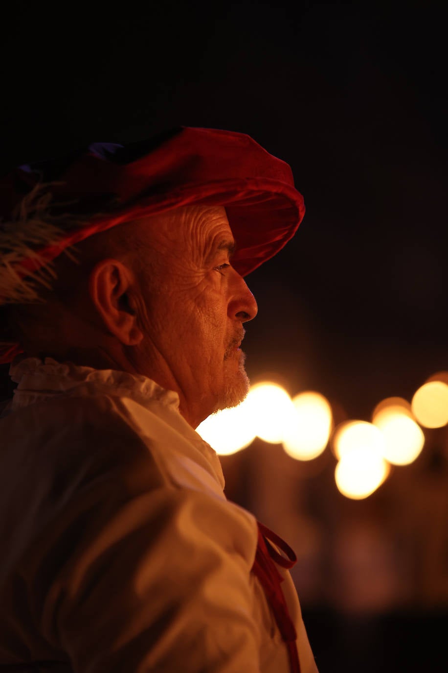 Desfile de antorchas en la Feria Renacentista de Medina del Campo