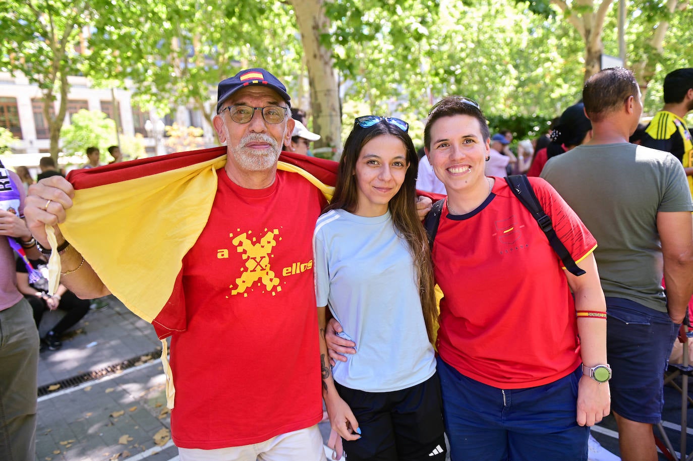 Cientos de personas vibran en Valladolid con el Mundial Femenino conquistado por España