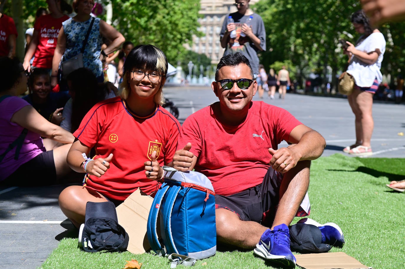 Cientos de personas vibran en Valladolid con el Mundial Femenino conquistado por España