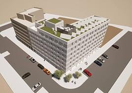 Infografía del estado en el que quedará el edificio una vez acabado.