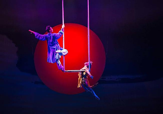 Espectáculo del Gran Circo Acrobático de China.