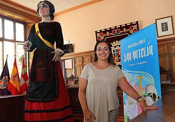 Miriam Andrés, en la presentación del cartel de fiestas.
