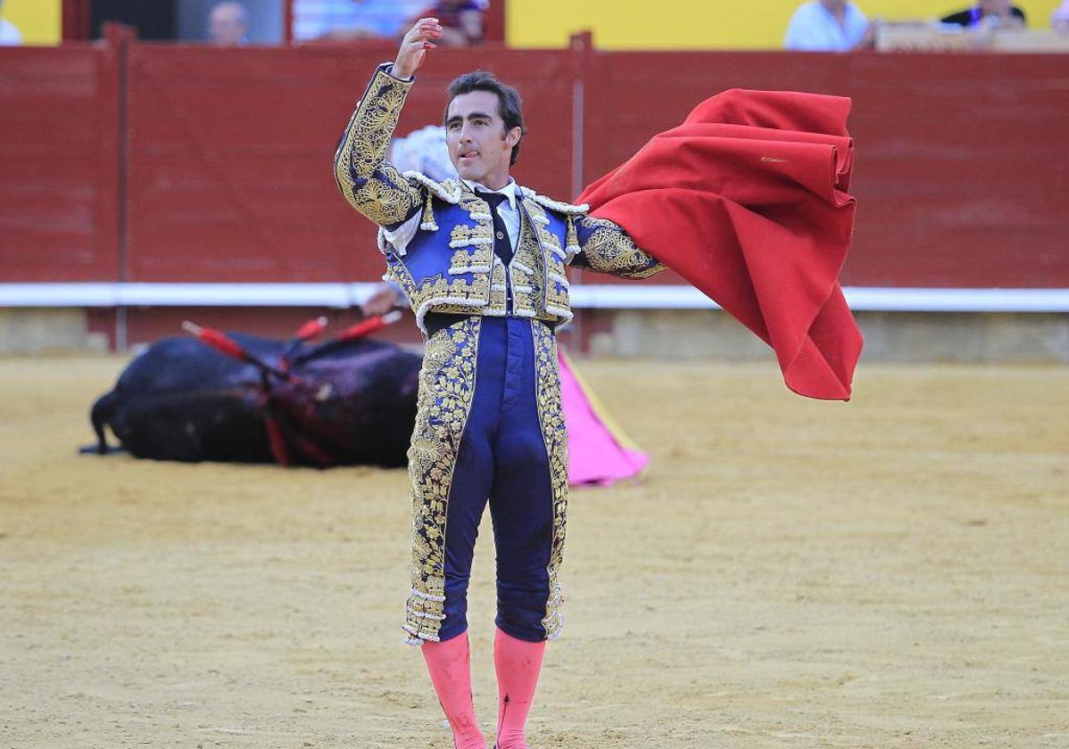 David Fandila 'El Fandi' en la plaza de toros de Palencia.