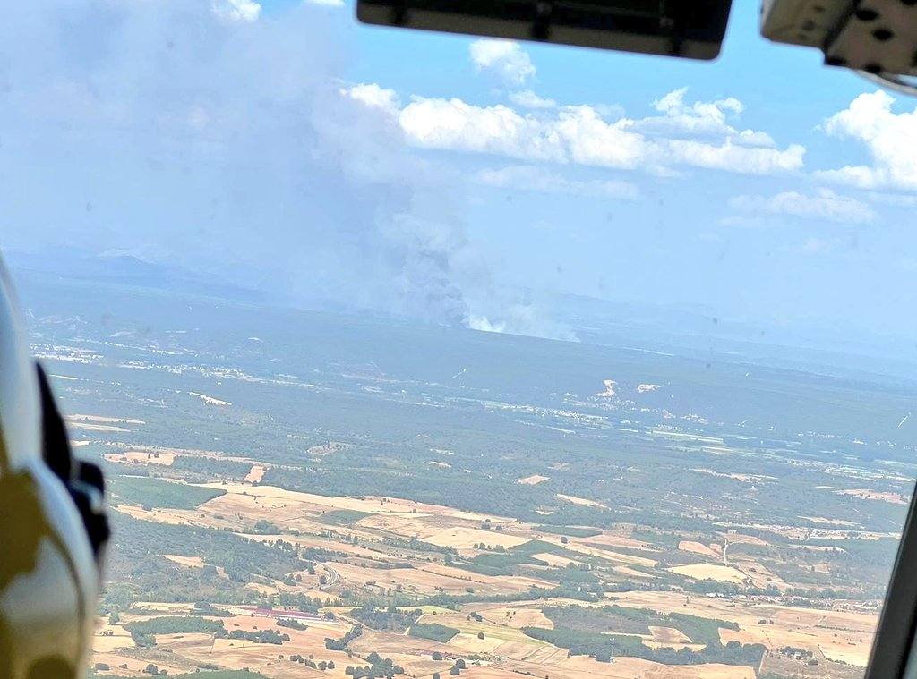 El incendio de nivel 2 en San Bartolomé de Rueda, en imágenes