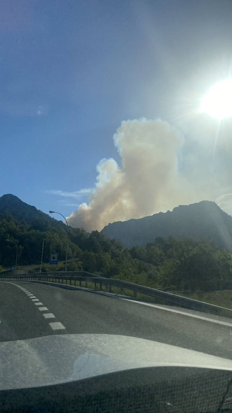 El incendio de nivel 2 en San Bartolomé de Rueda, en imágenes