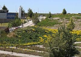 Terrenos donde se ampliará el Hospital General de Segovia.