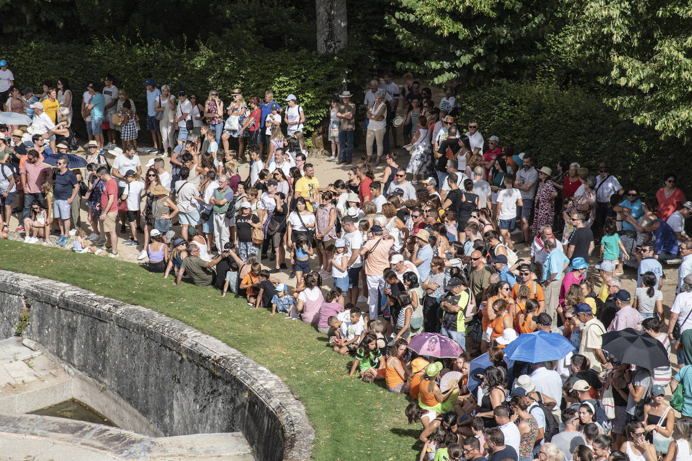 El último espectáculo de las fuentes de La Granja, en imágenes